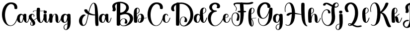 Casting font
