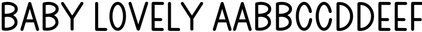 Baby Lovely font