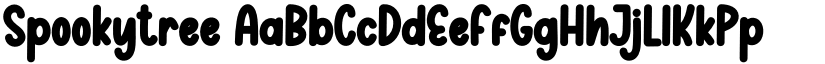Spookytree font