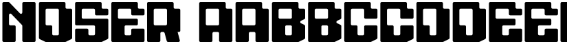 Noser font