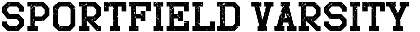 Sportfield Varsity Grunge font