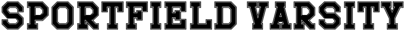 Sportfield Varsity Outline 2 font