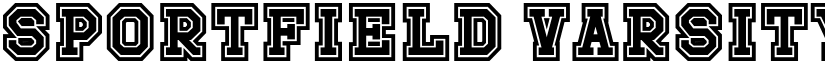 Sportfield Varsity Outline 3 font