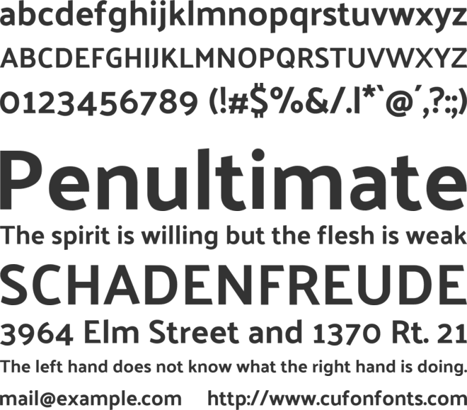 Palanquin Dark font preview