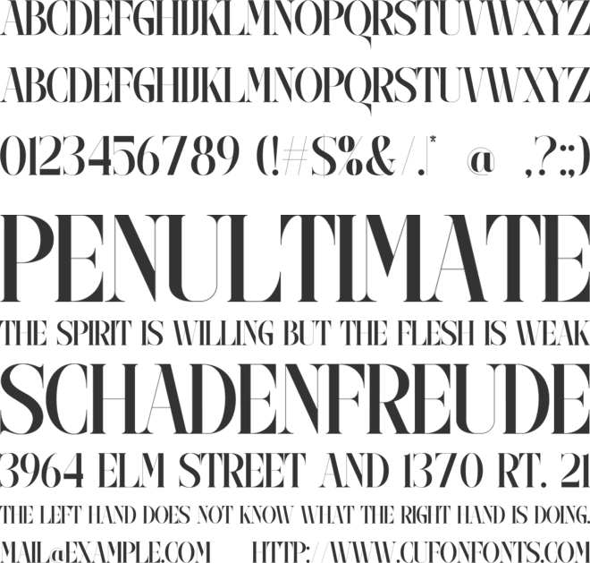 Gatheraz font preview