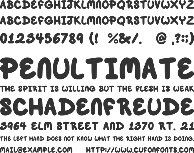 Barbieroom font preview