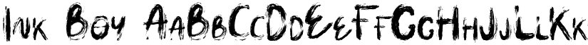 Ink Boy font