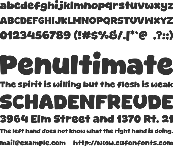 Ezydraw font preview