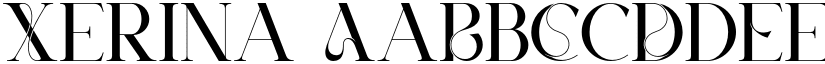 Xerina font