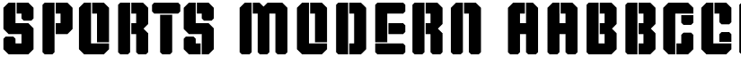 Sports Modern font