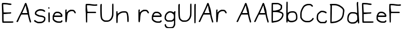 Easier Fun font download