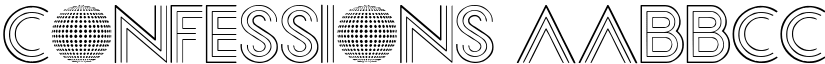 Confessions font