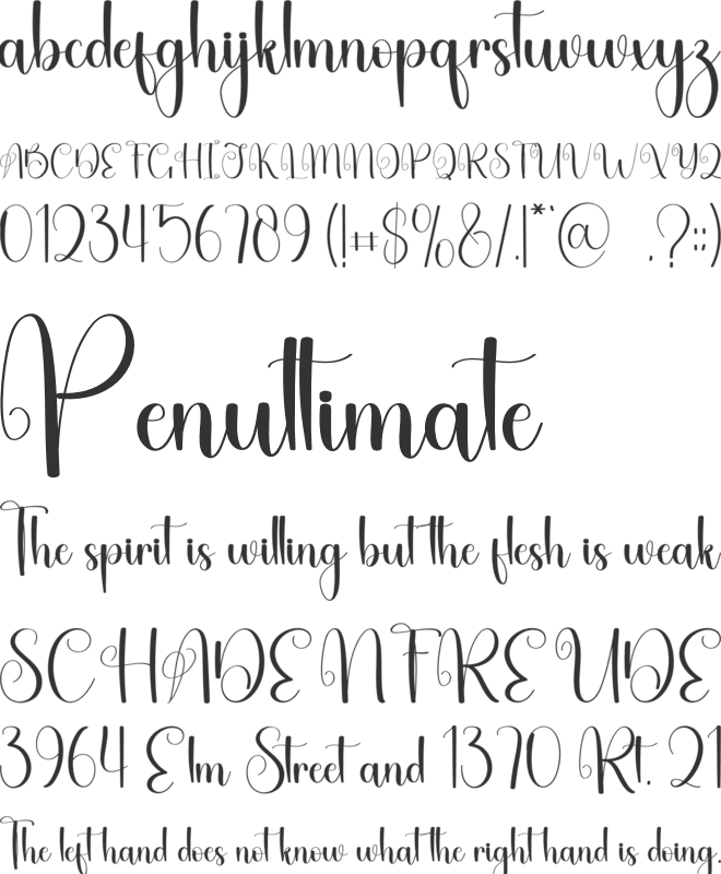 Baby Anastasya font preview