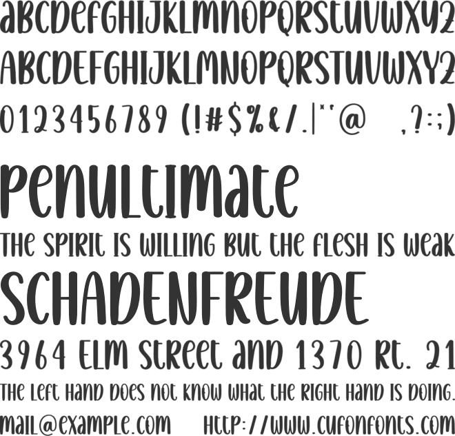 Flashsale font preview