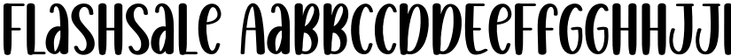 Flashsale font