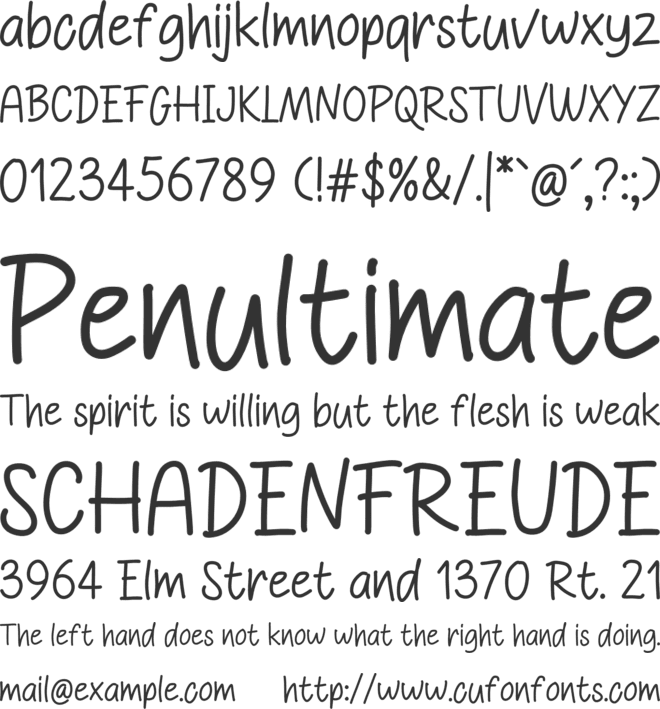 Good Law font preview