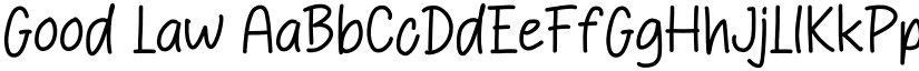 Good Law font