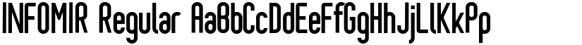 INFOMIR Regular font