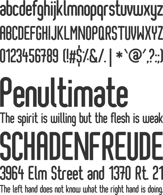 infomir/Guidance font preview