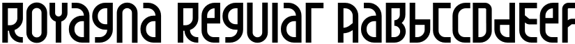 Royagna Regular font