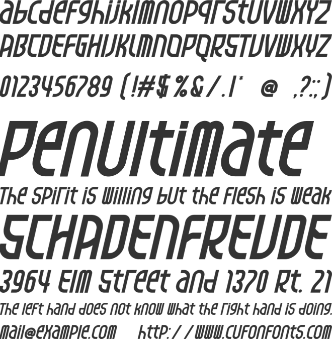 Royagna font preview