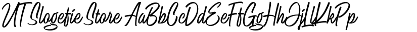 UT Slogefie Store font