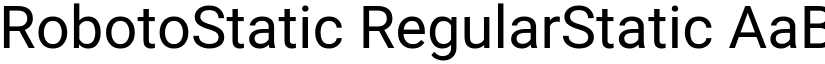 RobotoStatic font download