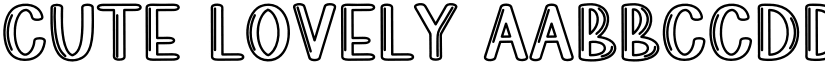 Cute Lovely font