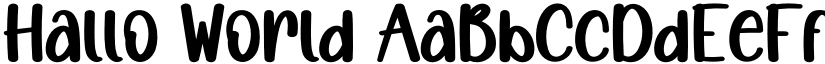Hallo World font