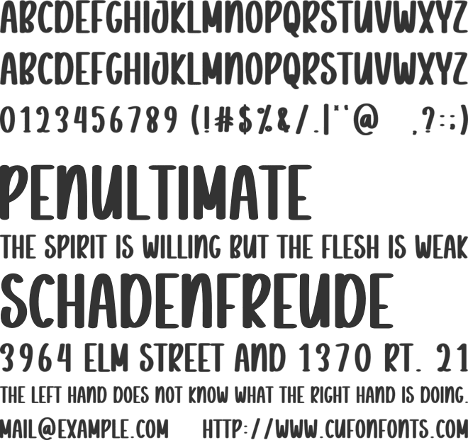 Hello Halloween font preview