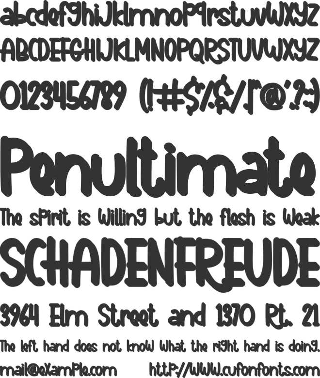 Holiday Island Extruded font preview