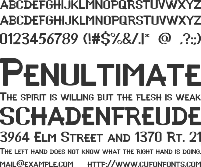 Good Lies font preview