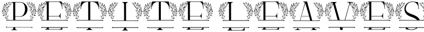 Petite Leaves Line font