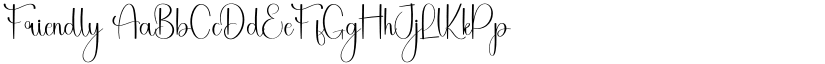 Friendly font