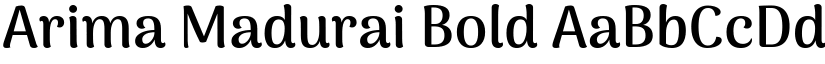 Arima Madurai Bold font