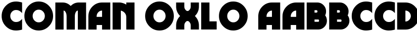COMAN OXLO font