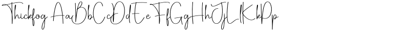 Thickfog font