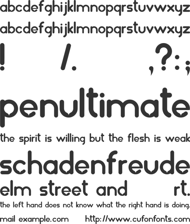 Balonez Fantasia font preview