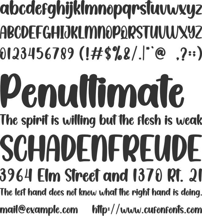 Black Magic font preview