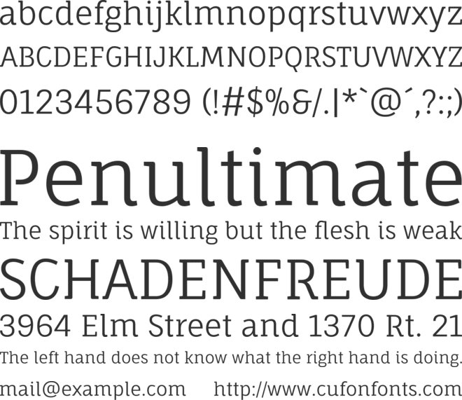 Fauna One font preview