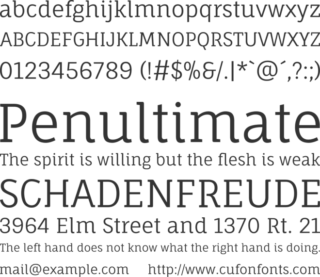 Fauna One font preview