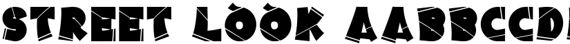 Street Look font
