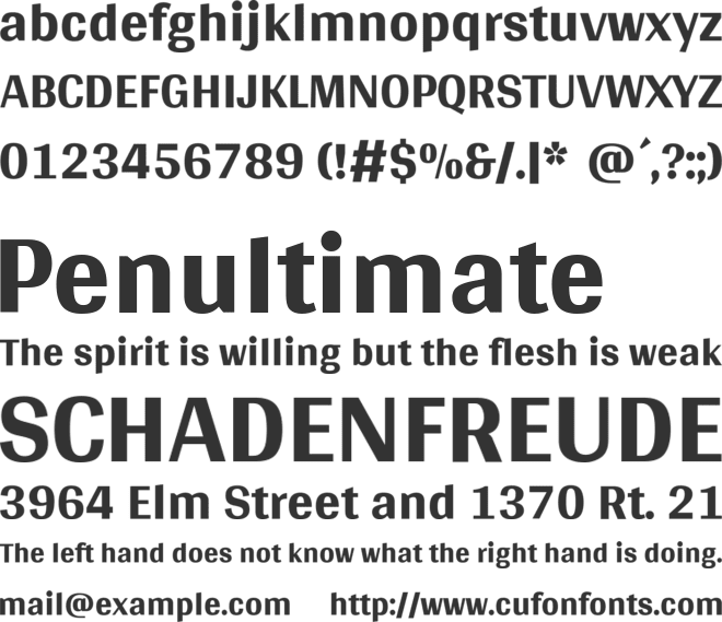 Gidugu font preview
