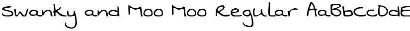 Swanky and Moo Moo Regular font