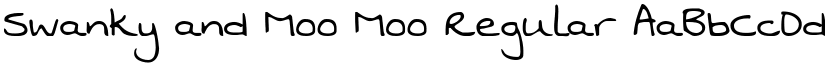 Swanky and Moo Moo Regular font