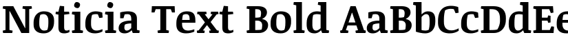 Noticia Text Bold font