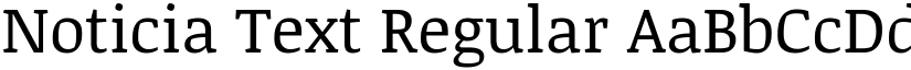 Noticia Text Regular font