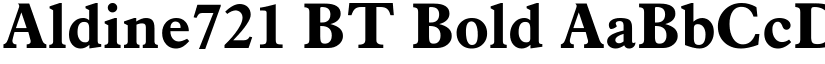 Aldine721 BT font download