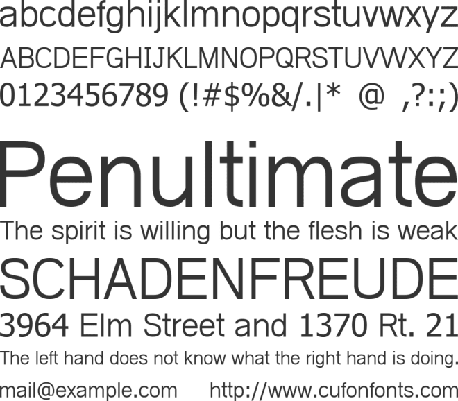 Hanuman font preview