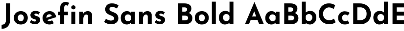 Josefin Sans Bold font